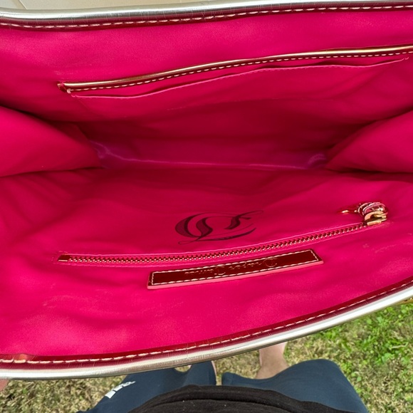 Draper James Metallic Gold "Totes Y'all" Owen Tote Bag Purse - Picture 13 of 17